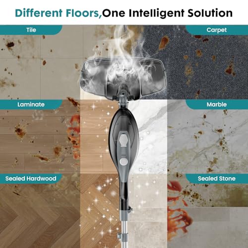 10-in-1 Multifunctional Steam Mop, Detachable Handheld Steam Cleaner
