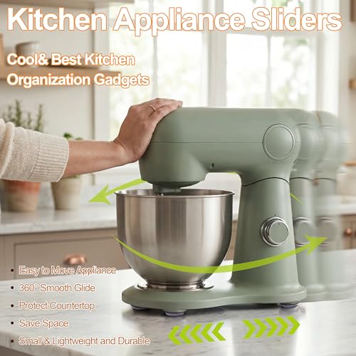 24 PCS Self-Adhesive Kitchen Appliance Sliders for Easy Countertop Movement