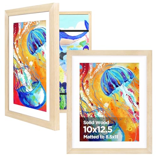 Kids Art Frame 10x12.5 Changeable Magnetic Artwork Display, 2 Pack