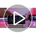 Digital Projection Alarm Clock with RGB Night Light and USB C Charging Port