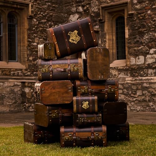 Harry Potter Hogwarts Large Storage Trunk - 17.5-Inch Decorative Wizarding Chest