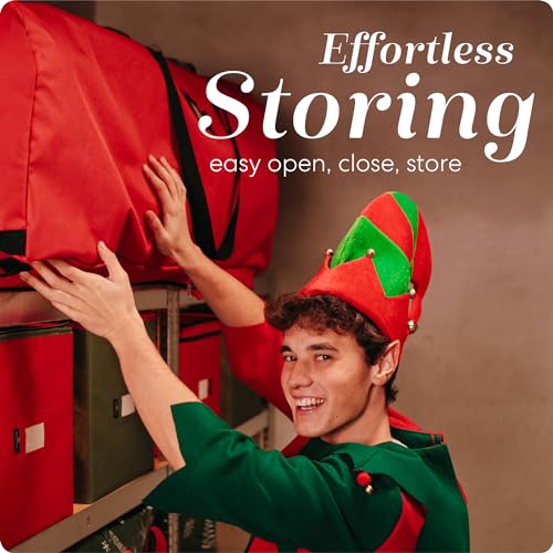 Rolling Christmas Tree Storage Bag for 9 Ft Trees with Wheels