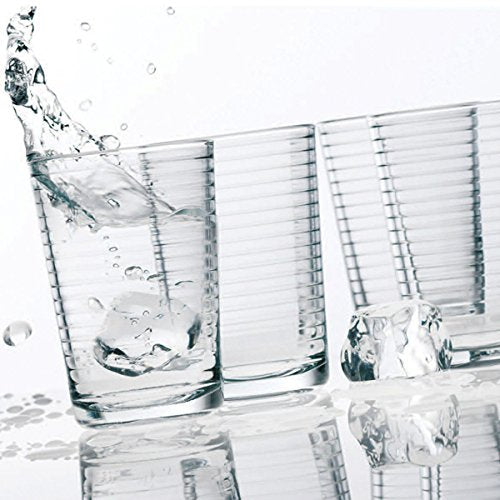 7 oz Juice Glasses – Set of 4 Durable Glass Tumblers for Everyday Use