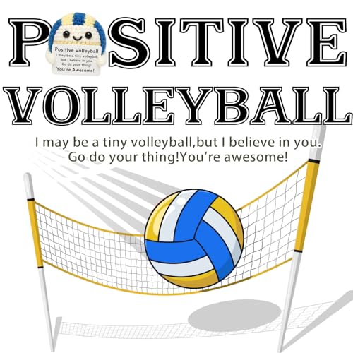 Handmade Crochet Volleyball Doll Emotional Support Gift for Players