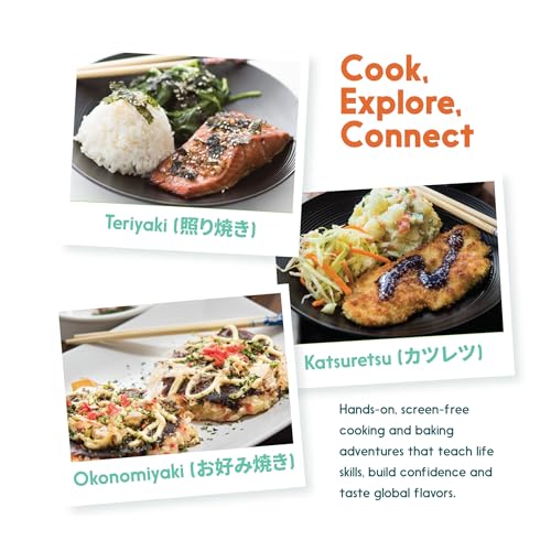 Kids Cooking Kit 17-Piece Japanese Cuisine Educational Set