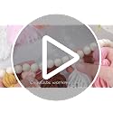 Boho Tassel and Pom Pom Garland Set - 3 Piece Wall Decor for Nursery