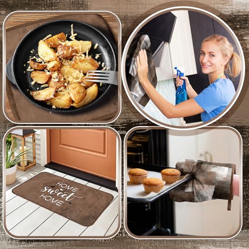10-Piece Kitchen Decor Set: Oven Mitts, Pot Holders, Rugs, and Dish Towels