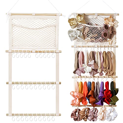 Baby Headband Holder and Hair Bow Organizer Wall Hanging Nursery Decor