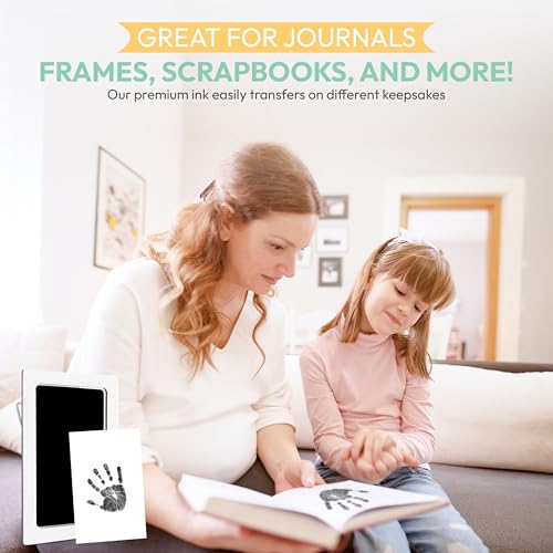Inkless Baby Handprint & Footprint Ink Pad - Mess-Free Newborn Keepsake Kit