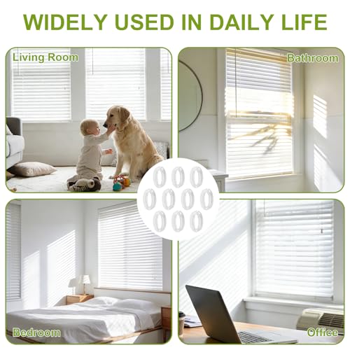 10-Pack Window Blind Cord Winder Safety Cleats for Child and Pet Proofing