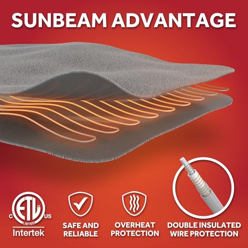 Electric Heated Blanket Twin Size - Royal Ultra Fleece with 12 Heat Settings
