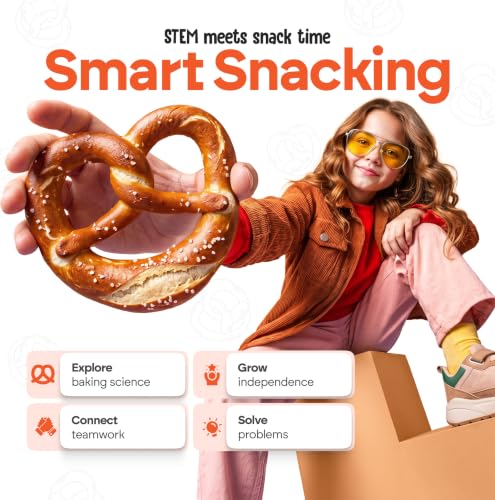 Kids Pretzel Baking Kit with Pre-Measured Ingredients and Recipe