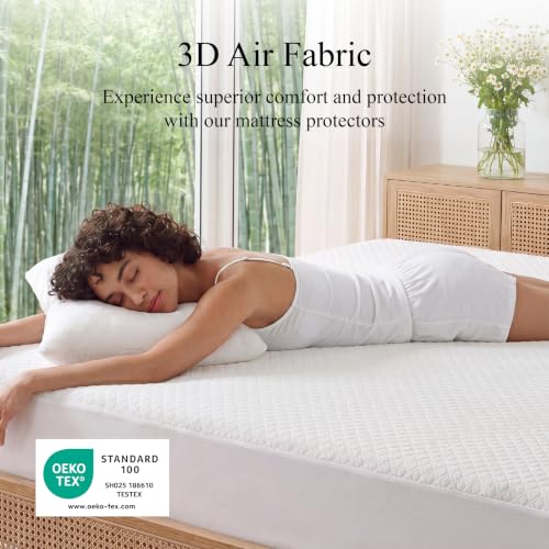 King Size Waterproof Mattress Protector - Bamboo Viscose Cover