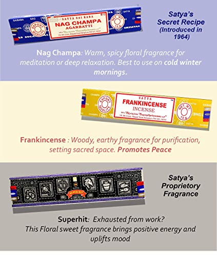 Natural Incense Sticks Variety Pack - 12 Assorted Scents (140+ Sticks)