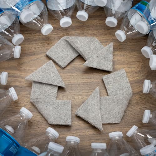 Eco-Plush 100% Felt Rug Pad - 1/2 Inch Thick Cushioned Floor Protection