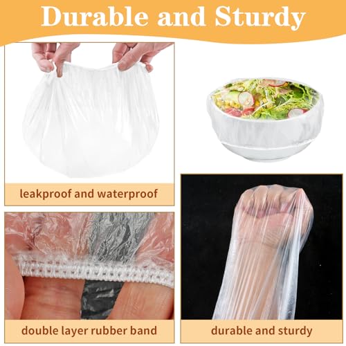 Reusable Elastic Bowl Covers for Bread Proofing & Food Storage (200 Pack)