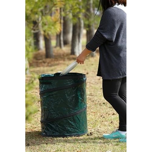 Coghlan's Pop-Up Lightweight Trash & Recycle Can ? Collapsible Dual-Purpose Bin for Camping, RV, and Travel ? Durable, Compact, and Easy to Store ? 29.5 Gallon