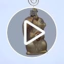 Old World Christmas Squirrel Glass Blown Ornament - Hand-Painted Squirrel figurine
