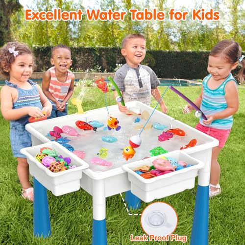 7-in-1 Kids Activity Table and Chair Set with 152-Piece Marble Run Blocks