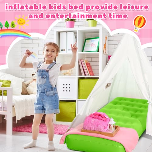 4-Pack Inflatable Toddler Air Mattress Set for Camping and Sleepovers