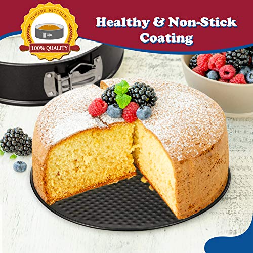 9-Inch Non-Stick Springform Pan with Removable Bottom for Cheesecakes