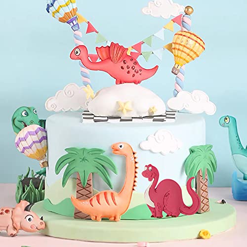 Dinosaur Silicone Fondant Molds - 6 Pack Jurassic Cake Decorating Tools