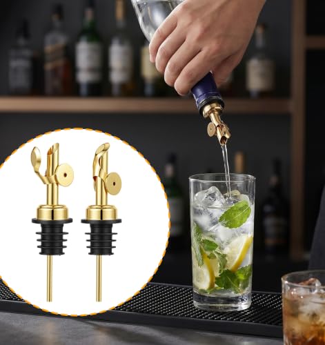 Stainless Steel Olive Oil Spout - Auto-Tilt Pouring Dispenser for Kitchen & Bar