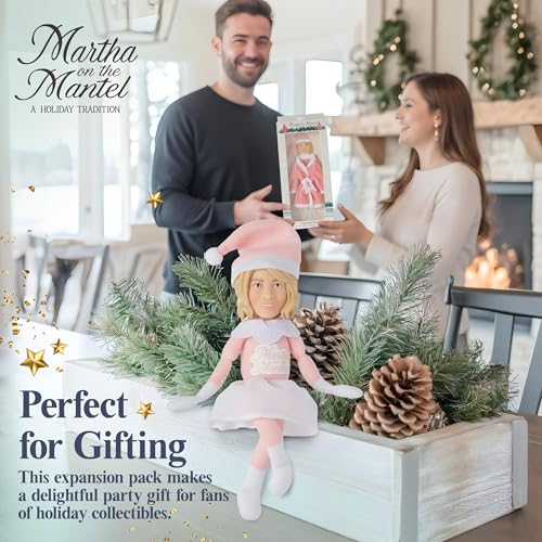 Martha on a Mantle 12-Inch Christmas Collectible Holiday Figurine