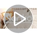 Nanko Full Size Beige Duvet Cover Set 3pc Boho Tufted Microfiber Bedding
