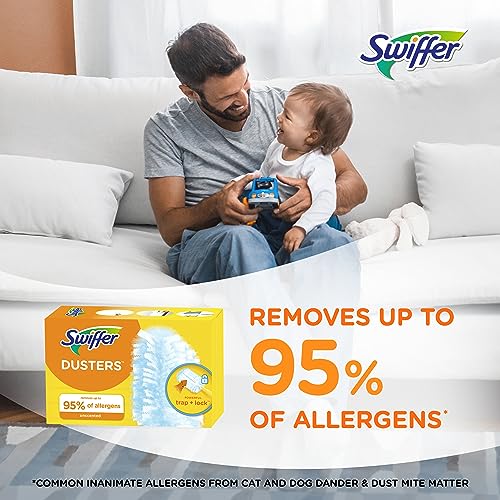 Swiffer Dusters Refill Unscented 18 Count | Feather & Microfiber Dusting Wipes