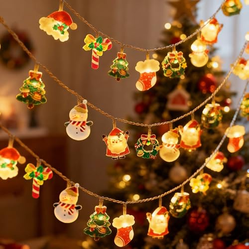Gooyule Christmas String Lights 10 ft 20 LED Battery/USB Fairy Lights