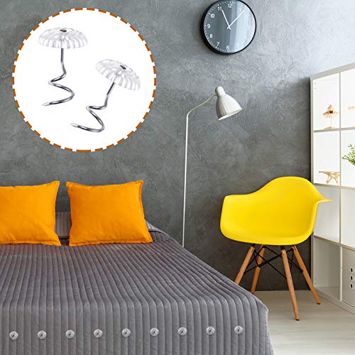 40 Pack Plastic Bed Skirt and Furniture Pin Holders