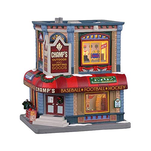 Lemax Champ's Sporting Goods Village Figure #05652