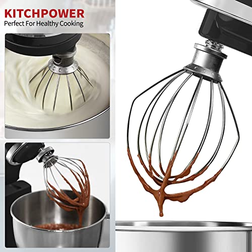 6-Wire Whip Attachment for 4.5/5-Qt Tilt-Head Stand Mixers, Stainless Steel