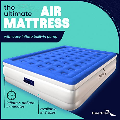 Twin Air Mattress with Built-In Pump - 16" Raised Inflatable Air Bed
