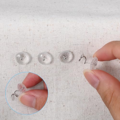 200 Clear Upholstery Pins for Bed Skirts & Furniture Covers