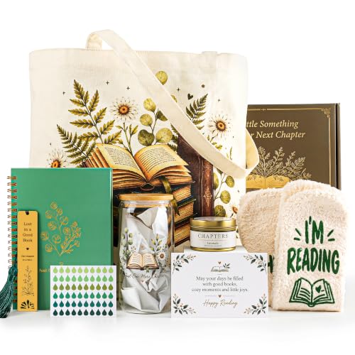 Book Lover Gift Set (Variation: This listing) – 9-Piece Reading Essentials Gift Box for Women