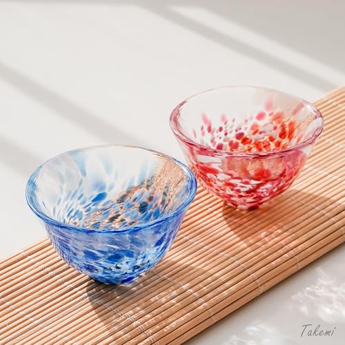 Japanese Handcrafted Sake Cup - Cherry Blossom & Spring Water, 1.7 oz, Made in Japan