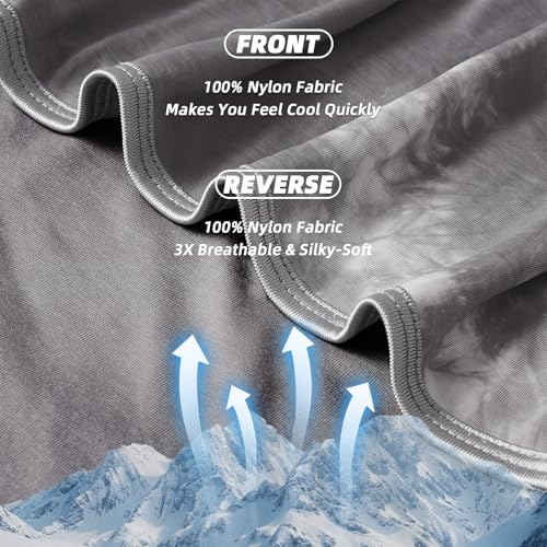 Cooling Blanket 60x80 Twin Size - Lightweight Breathable Summer Bedding