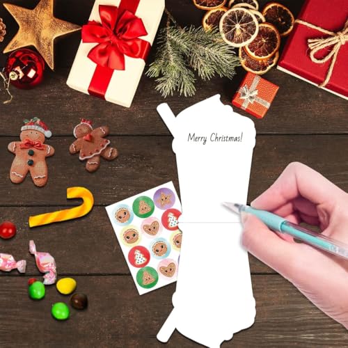 Ceiba Tree 24-Pack Gingerbread House Greeting Cards with Envelopes