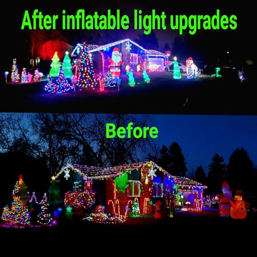 AOOYUANKE White LED Module Replacement Lights for Inflatables 20Pcs 3030SMD 12V DC IP65 with Self-Adhesive Back