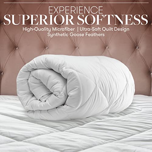 Beckham Hotel Collection Twin/Twin XL Down Alternative Comforter - Navy Blue
