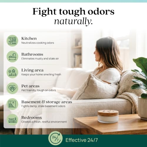 Azuna Odor Eliminator Kit Amalfi Breeze 12 Fl Oz - Natural Home Fragrance