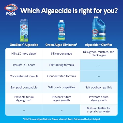 Clorox® Pool&Spa™ Swimming Pool Algaecide and Clarifier, Prevents