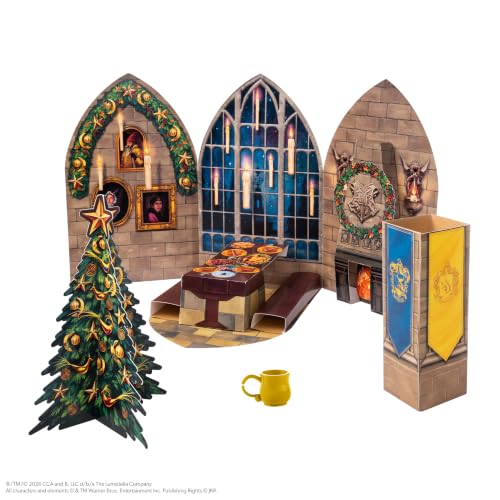 Hogwarts Great Hall Pop-Up Backdrop Set with Banners for Holiday Elf