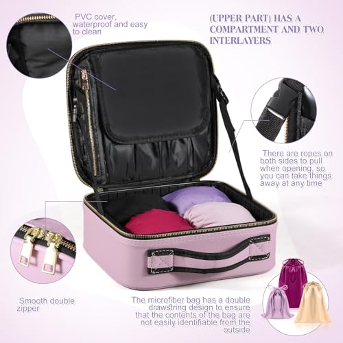 Lockable Storage Box for Personal Items - Waterproof PU Leather Case