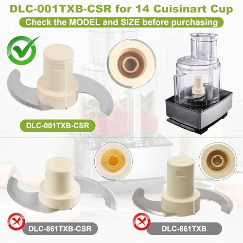 14-Cup Food Processor Replacement Blade DLC-001TXB-CSR Stainless Steel