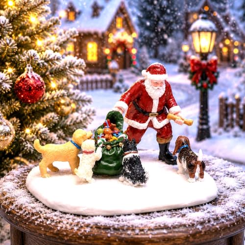 Lemax Dog Park Christmas Table Accent Decor #53744