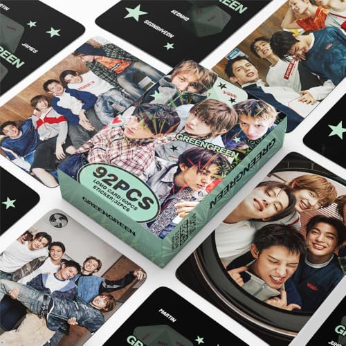 92-Piece Photo Card and Sticker Set - Collectible Fan Merchandise