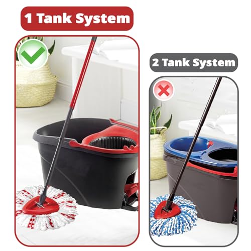 Microfiber Spin Mop Head Replacements - 3 Pack Machine Washable Refills